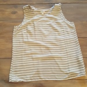 J Crew Striped Blouse Size 6
